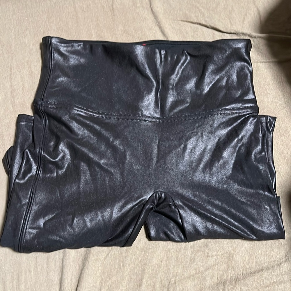 Spanx faux leather leggings